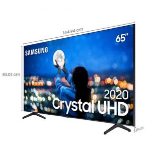 Smart TV LED 65" UHD 4K Samsung 65TU7000 Crystal UHD, HDR, Borda Infinita, Controle Remoto Único, Bluetooth, Visual Livre de Cabos - 2020