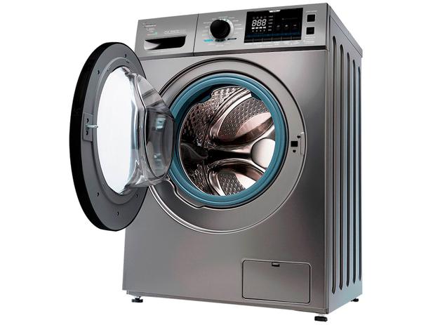 Lavadora de Roupas Midea Storm Wash LFA11X1 – Inverter 11kg Cesto Inox 16 Programas de Lavagem