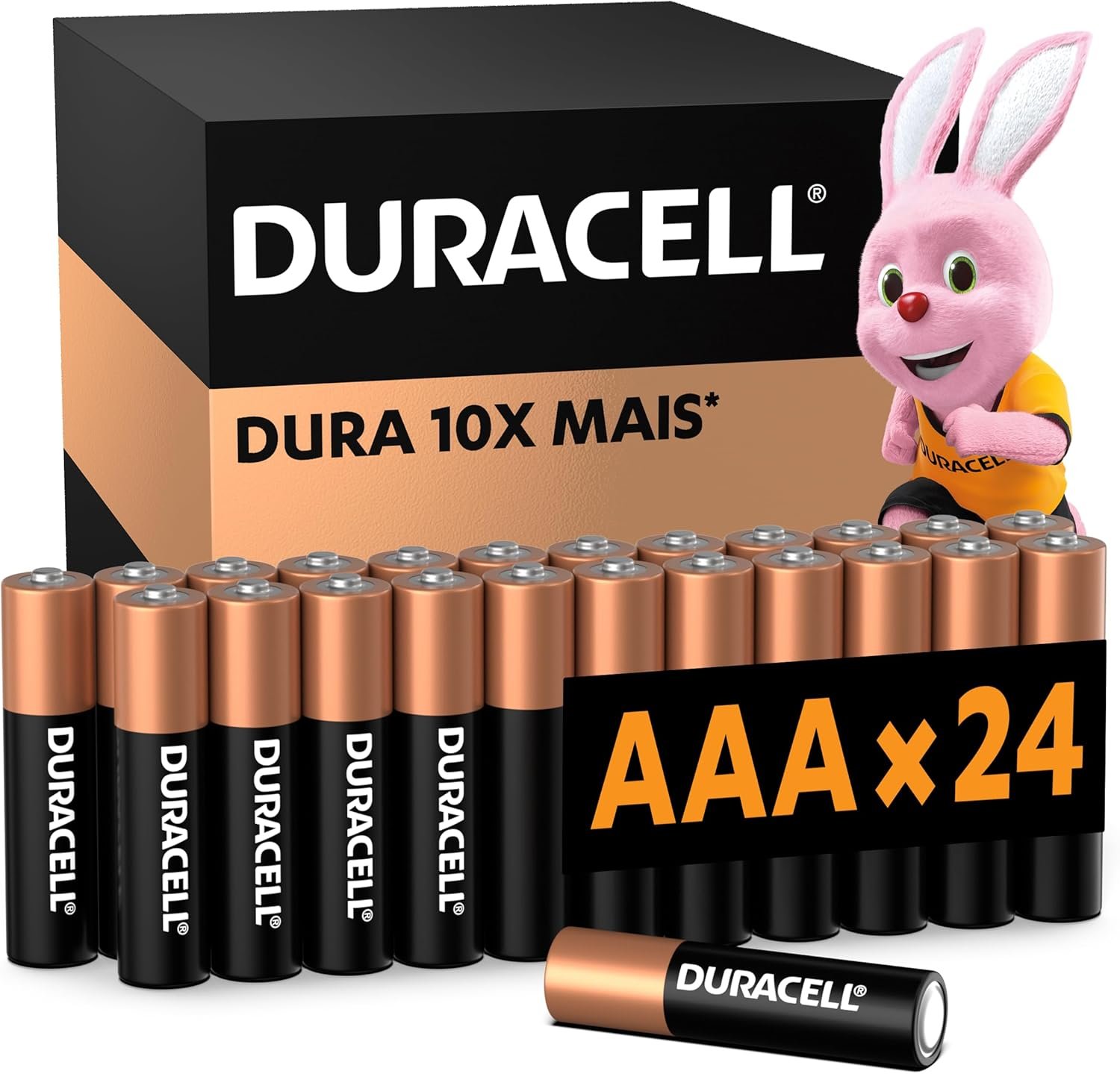 Pilhas Alcalinas AAA Palito Pack – Duracell – 24 Unidades